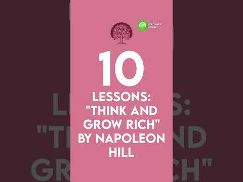 10 Life Long Principles from "Think and Grow Rich" by Napoleon Hill #personalgrowth #motivation